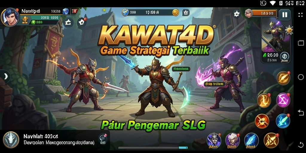 Tampilan gameplay KAWAT4D yang menarik dan penuh aksi.