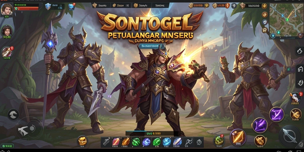 Tampilan menarik dan interaktif dari gameplay SONTOGEL.