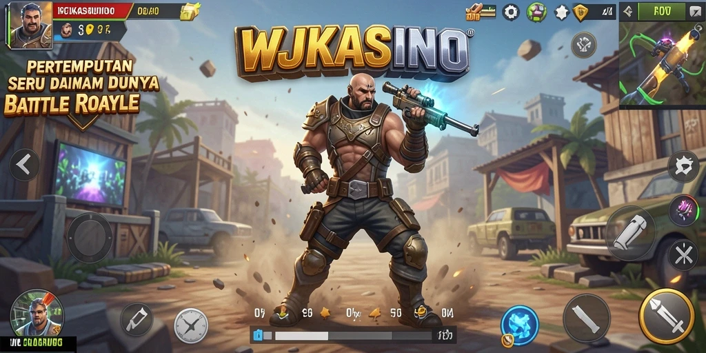 Gameplay seru dalam WJKASINO dengan aksi Battle Royale yang mendebarkan.